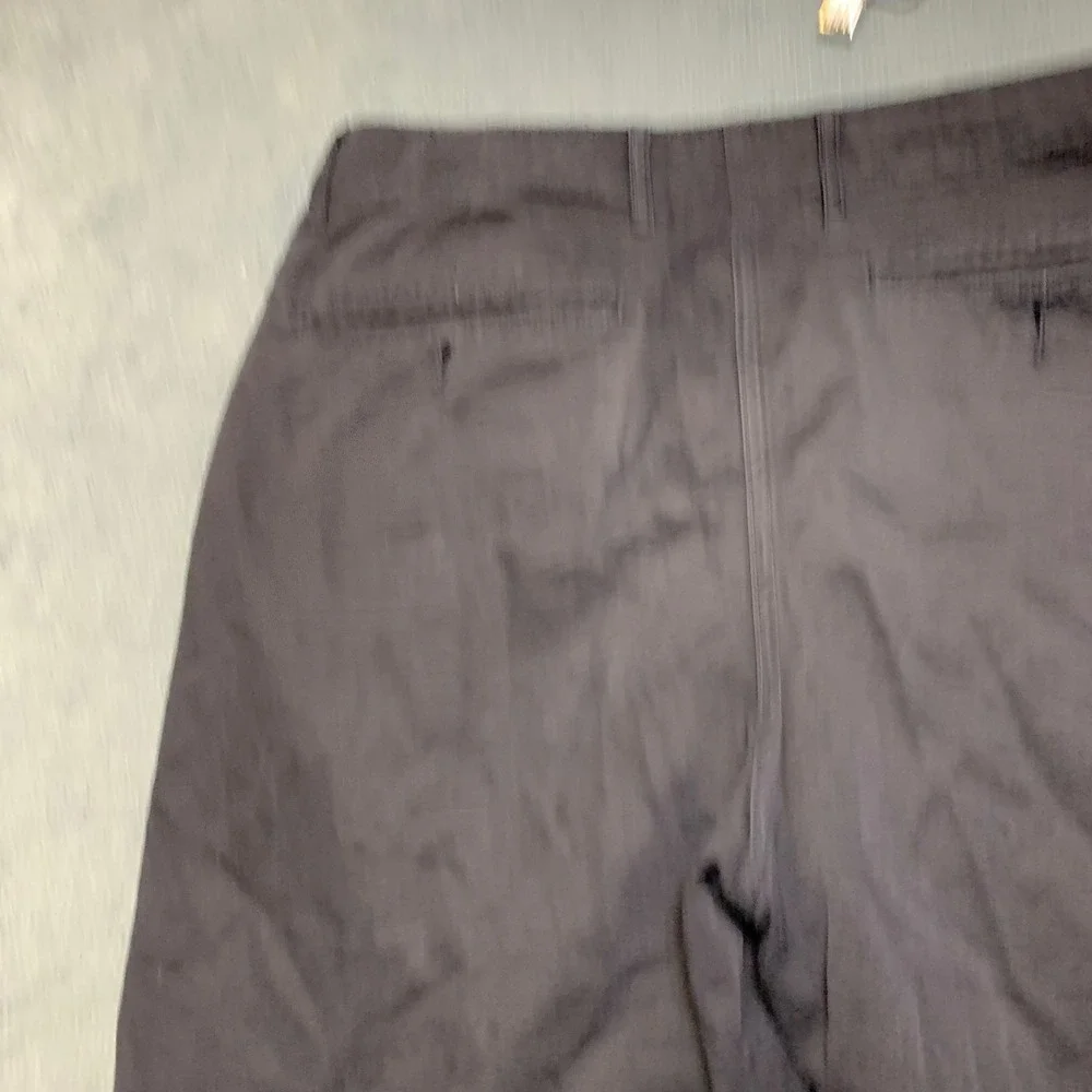 Uniqlo Chino Shorts Mens Medium Navy Blue Cotton Flat Front Slash Pocket Outdoor